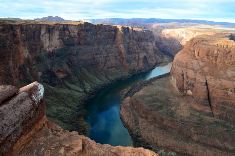 Colorado River Meandering through Horseshoe Bend in Arizona