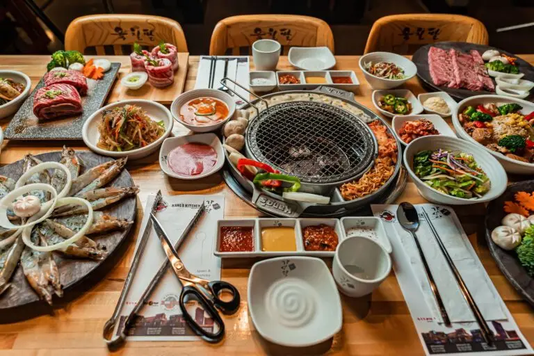 한식 바비큐 상차림