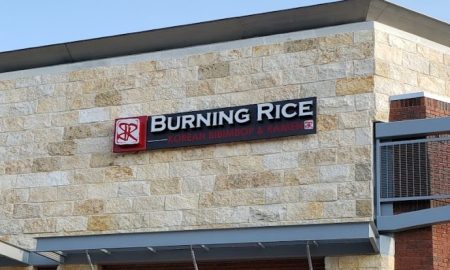Burning rice Dallas